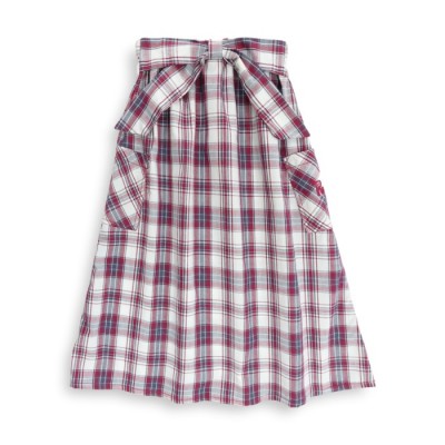Rok Panjang Anak Perempuan / Rodeo Junior Girl Red Checked - 6 tahun