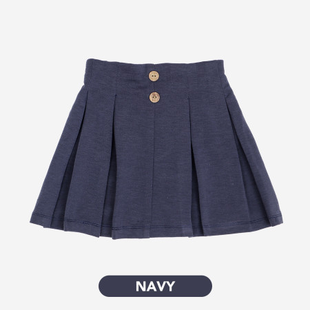 Mooi Rok Anak Perempuan Ayako Pleat Pants - NAVY, 2 YEARS