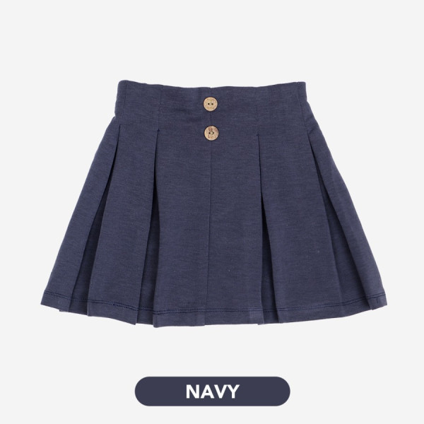 Mooi Rok Anak Perempuan Ayako Pleat Pants - NAVY, 2 YEARS