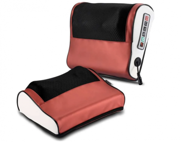 [Pharsa] BOMIDI Bantal Pijat 8 Bola Massage Pillow Bantal Pijat Leher Punggung Portable Car And Home MP1