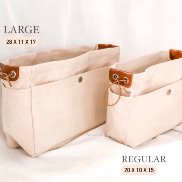 MIKAIA - NARA Canvas Bag Organizer - Organiser Inner Dalaman Tas