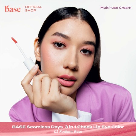BASE Seamless Days 3in1 Eye Cheek Lip color - 03 Radiant Rose