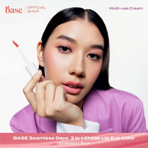 BASE Seamless Days 3in1 Eye Cheek Lip color - 03 Radiant Rose