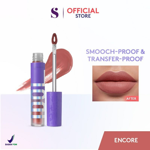 SOMETHINC Idol Blurry Soft Lip Matte - Lip Cream Matte - Lipstik - ENCORE