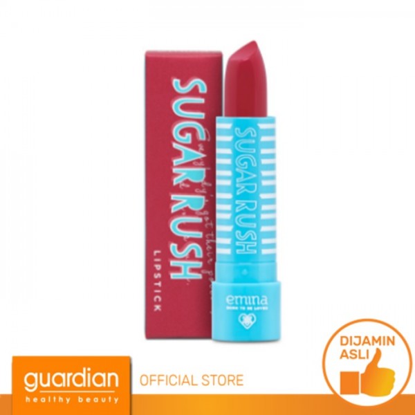 Emina Sugar Rush Lipstick 04 Maroon Macaroon 3.8 gr