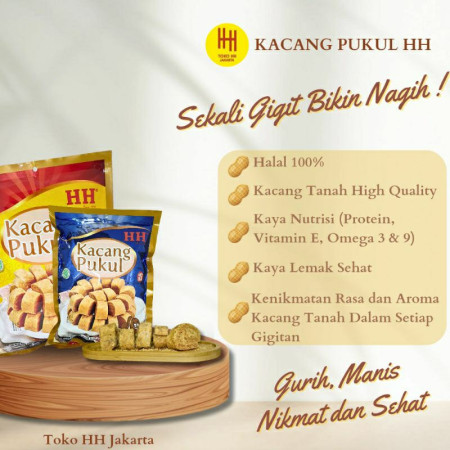 Kacang Pukul HH > Rasa Original > isi 15 pcs