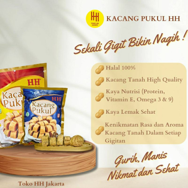Kacang Pukul HH > Rasa Original > isi 15 pcs