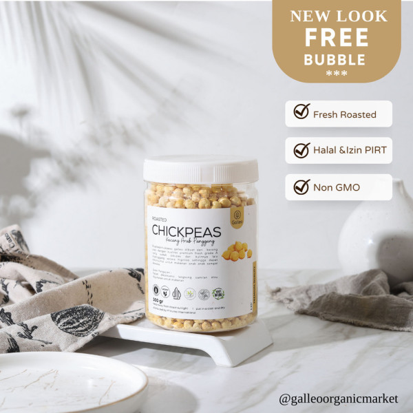 Kacang Arab Premium Panggang Renyah Gurih 100 % Roasted Chickpeas