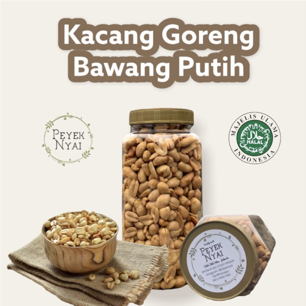 Peyek Nyai | Kacang Goreng Bawang Putih