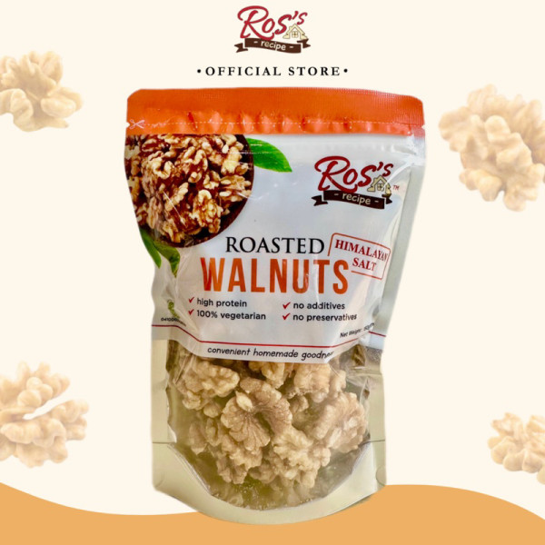 Kacang Walnut Premium himalayan salt 150gr -kacang panggang - kacang otak -oven -roasted
