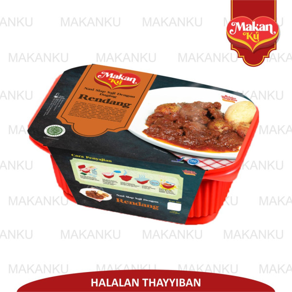 Rendang Daging | Makanan Siap Saji Dengan Pemanas (MRE/Meal Ready To Eat)