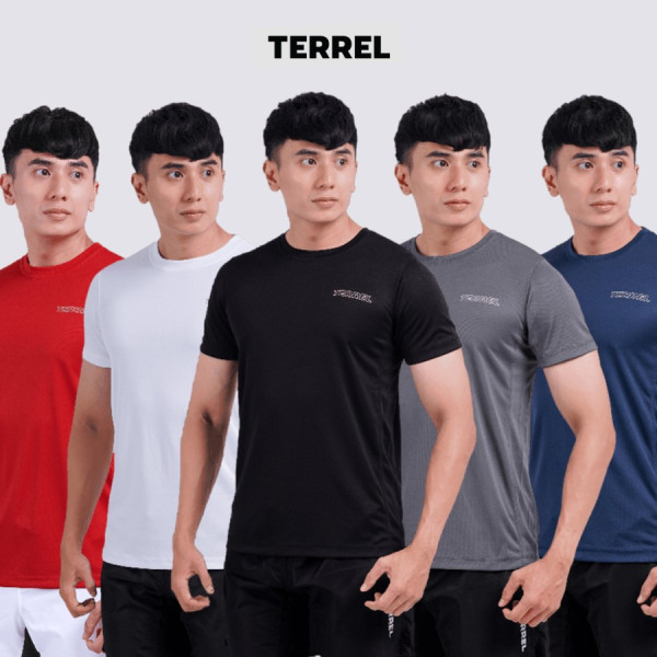 Terrel sportswear basic T-shirt baju olah raga gym lari running