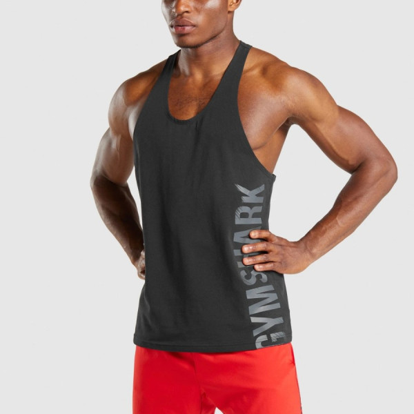 SINGLET PRT HIU - Baju training gym fitnes kaos olahraga pria running