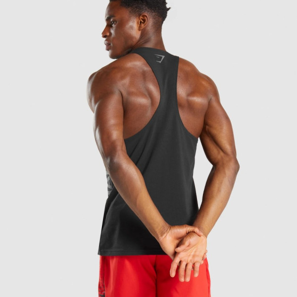 SINGLET PRT HIU - Baju training gym fitnes kaos olahraga pria running