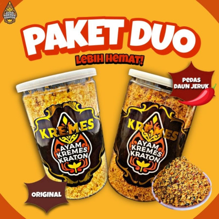 KREMES PEDAS DAUN JERUK + KREMES ORIGINAL