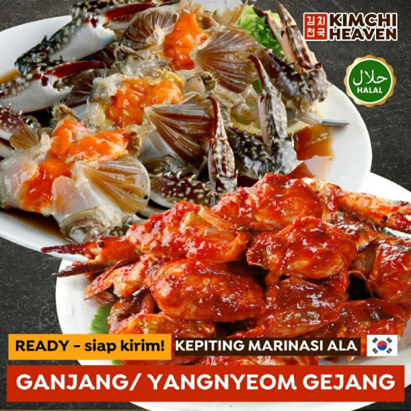 Ganjang Gejang / Yangnyeom Gejang Kepiting Marinasi Kepiting Rajungan Marinasi Korea Kecap Pedas Korean