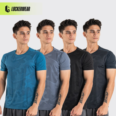 Baju Running Jogging Lari Gym Olahraga Pria Kaos Short Sleeve Sport