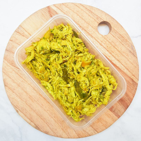 KIRIM INSTAN LAUK FROZEN HOMEMADE - Ayam Suwir Cabe Ijo