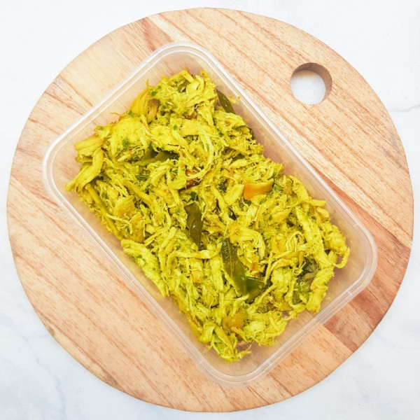 KIRIM INSTAN LAUK FROZEN HOMEMADE - Ayam Suwir Cabe Ijo