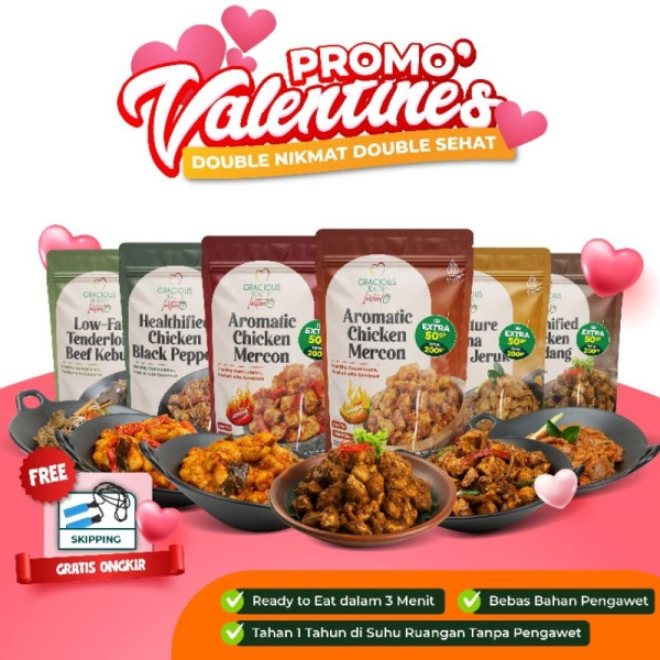 GRACIOUS HEALTHY INSTANT [Makanan Sehat Siap Saji , Tanpa Bahan Pengawet, Tahan Hingga 6 Bulan suhu ruang]