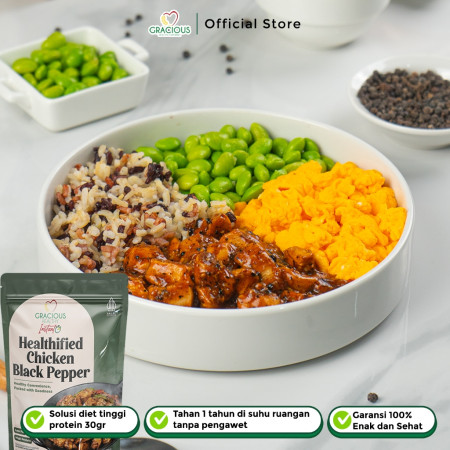 GRACIOUS HEALTHY INSTANT [Makanan Sehat Siap Saji , Tanpa Bahan Pengawet, Tahan Hingga 6 Bulan suhu ruang]