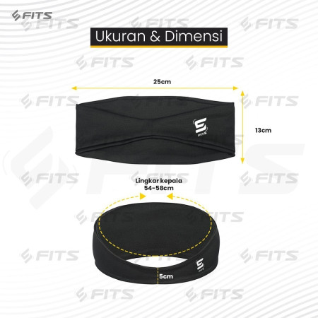 SFIDN FITS Quick Dry Head Band | Ikat Kepala Running Olahraga
