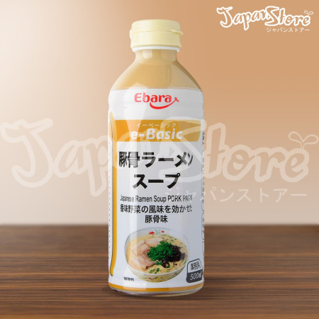 Ebara E-Basic Instant Tonkotsu Pork Broth Ramen Soup 500ml