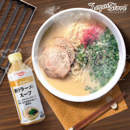 Ebara E-Basic Instant Tonkotsu Pork Broth Ramen Soup 500ml