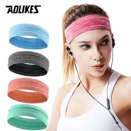 headband AOLIKES 2103 sweatband head sweat band bando bandana kepala