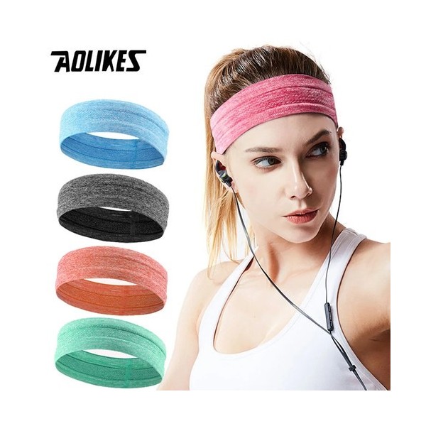 headband AOLIKES 2103 sweatband head sweat band bando bandana kepala
