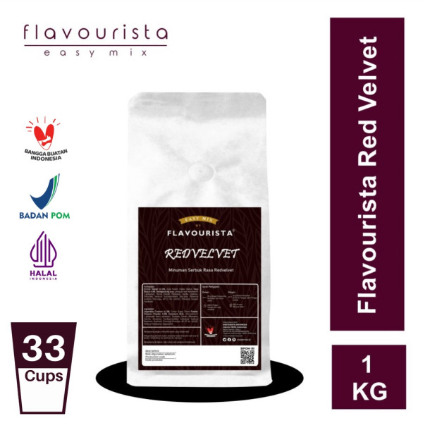 Flavourista Bubuk Minuman Murah Rasa Red Velvet / Red Velvet Powder 1000 gram