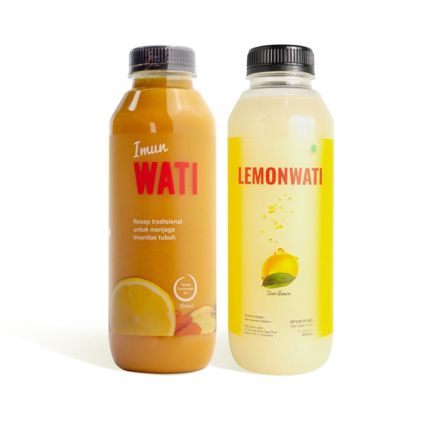 LEMONWATI bpom 500ml dan imunwati 500ml diet langsing sari lemon minuman herbal alami BPOM HALAL