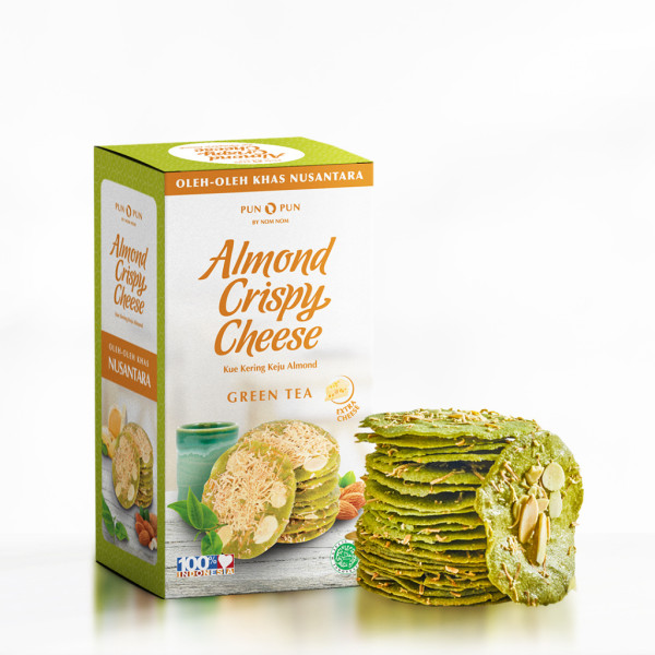 Almond Crispy Cheese Greentea PUNPUN