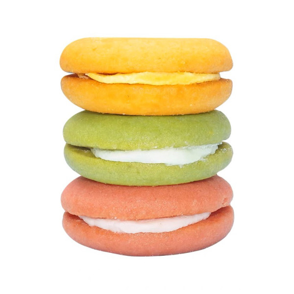 1 PCS Macaron Sandwich biscuit 15 gram Super enak