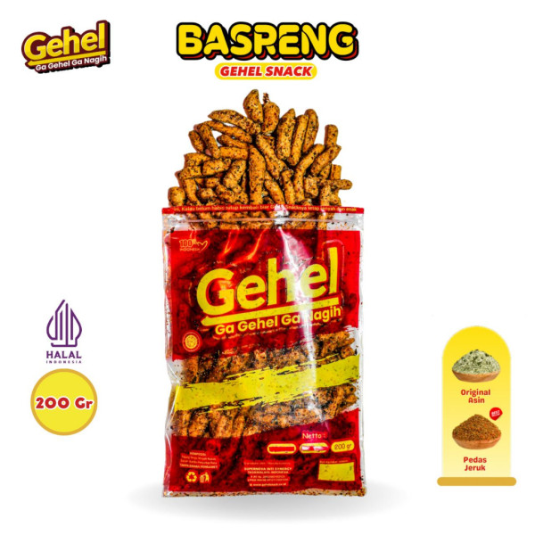 Gehel Basreng 200gr - Makanan Ringan
