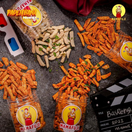 Mamafuji - Basreng Pedas Asin Balado Original Pedas Daun Jeruk 850gr