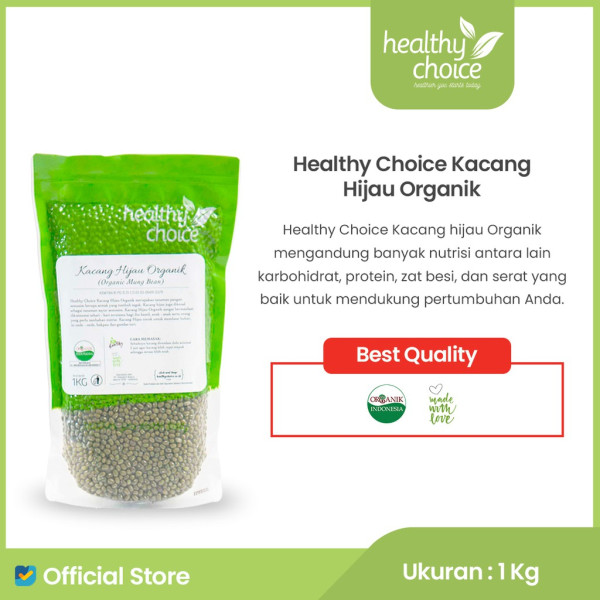 Healthy Choice Kacang Hijau Organik 1 kg