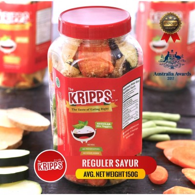 THE KRIPPS (REGULER SAYUR)/VEGAN SNACK 150g