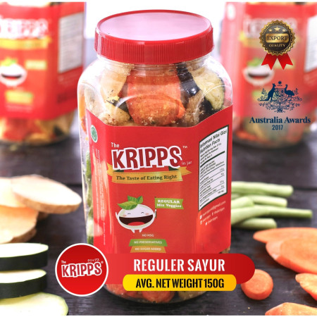 THE KRIPPS (REGULER SAYUR)/VEGAN SNACK 150g