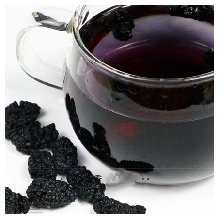 BUAH MURBEI HITAM KERING/DRIED BLACK MULBERRY FRUIT