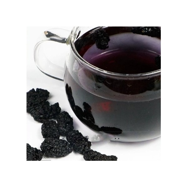 BUAH MURBEI HITAM KERING/DRIED BLACK MULBERRY FRUIT