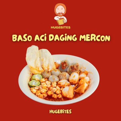 HUGEBITES - PAKET 4 BASO ACI (KEJU, DAGING CINCANG, DAGING MERCON DAN TULANG RANGU)
