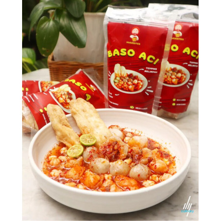 HUGEBITES - PAKET 4 BASO ACI (KEJU, DAGING CINCANG, DAGING MERCON DAN TULANG RANGU)