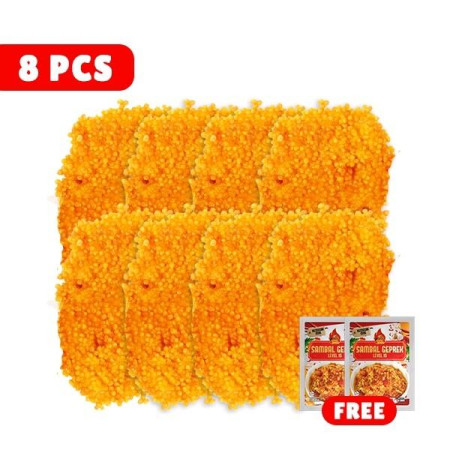 8 Pcs Ayam Crumble Geprek Bensu FREE 2 SACHET SAMBAL 20gr