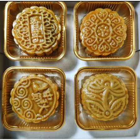 Mooncake kue bulan yue bing tong jiu pia Halal Ame Lim kotak ekonomis