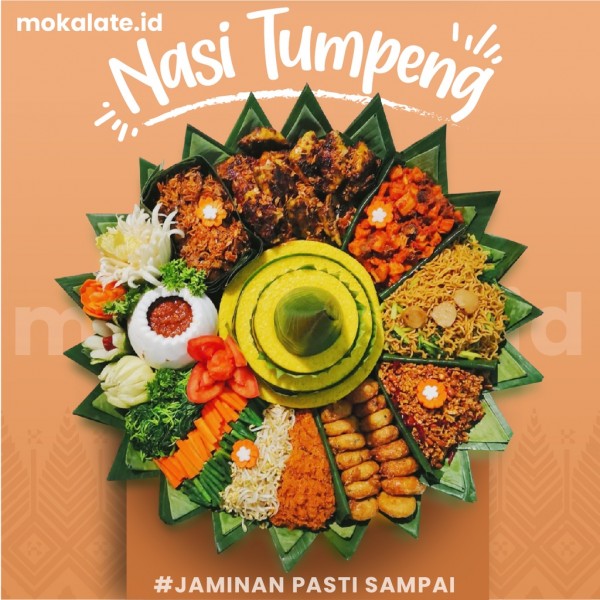 Nasi Tumpeng Kuning Porsi Bervariasi Tumpeng Siap Saji Instan Halal