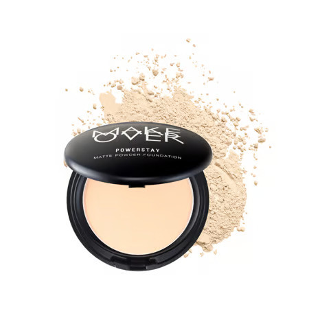 MAKE OVER  Powerstay Matte Powder Foundation W12 Warm Marble