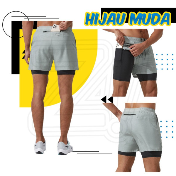 CCP3 - Celana Compression short premium | Training fitnes gym running