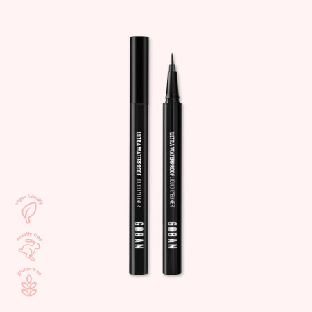 Goban Black Diamond Ultra Waterproof Liquid Eyeliner - Micro Precision
