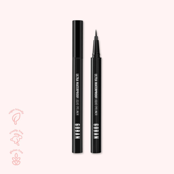 Goban Black Diamond Ultra Waterproof Liquid Eyeliner - Micro Precision